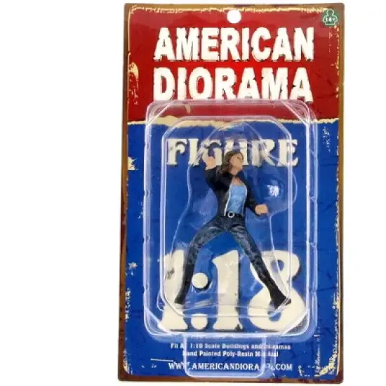 Biker Angel Figurine for 1/18 Scale Models by American Diorama image {2}