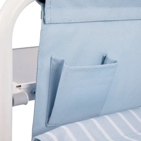 Picnic Time Outdoor Directors Chair - Mod Denim Stripes image {12}