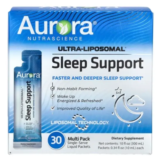 Aurora Nutrascience Ultra-Liposomal&reg;, Sleep Support, 30 Packets, 0.34 fl oz (10 ml) Each image {3}