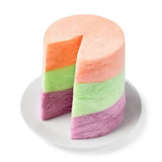 Halloween Orange, Green Apple and Grape Cotton Candy Layer Cake - 3.5oz - Favorite Day&trade; image {2}