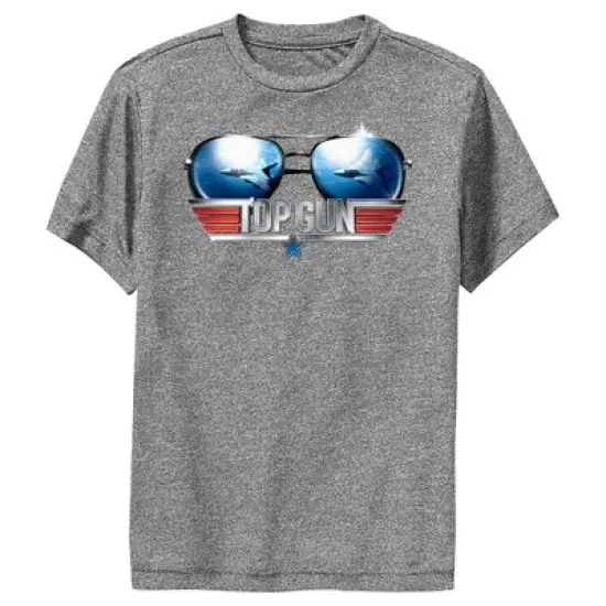 Boy's Top Gun Aviator Sunglasses Logo Performance Tee image {3}