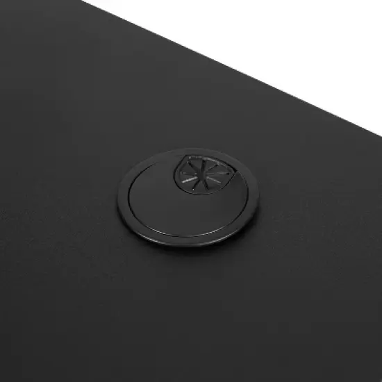 Flash Furniture Gaming Desk with Cup Holder, Headphone Hook, and Monitor/Smartphone Stand image {8}