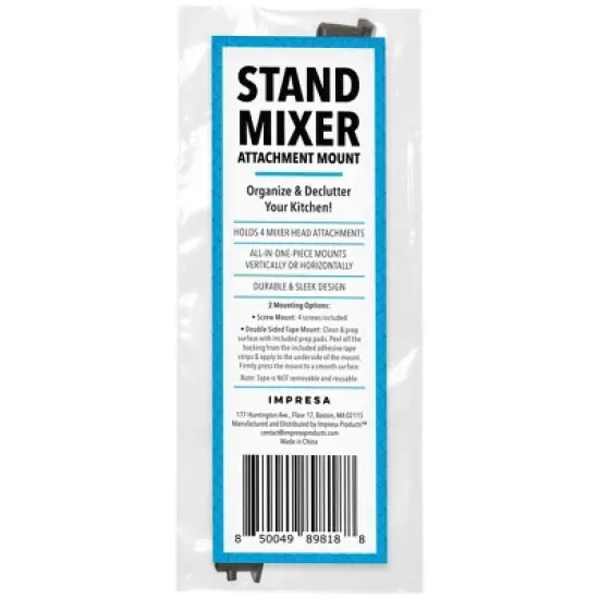 Impresa Stand Mixer Attachment Storage Organizer for KitchenAid Mixer Attachments, Organize Your Kitchen Appliances image {6}