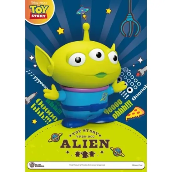 TOY STORY Small Vinyl Piggy Bank: ALIEN image {2}
