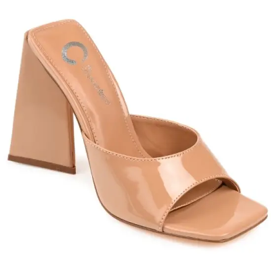 Journee Collection Womens Kammali Tru Comfort Foam Open Square Toe Block Heel Sandals image {11}