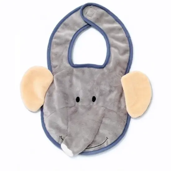 TriAction Toys Teddykompaniet Dilinglisar Elephant Baby Bib image {1}