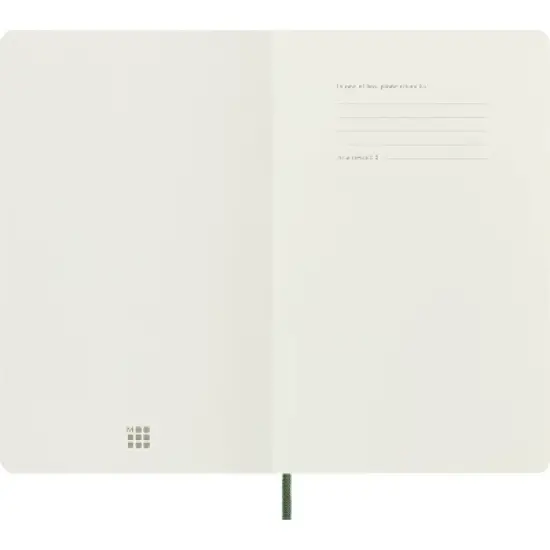 Moleskine Notebook Ruled Soft Cover Myrtle Green image {2}