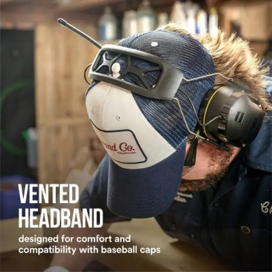 3M Company WorkTunes Connect AM-FM Wireless Hearing Protector with Bluetooth Black image {5}