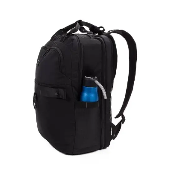 SWISSGEAR 18" Backpack with Carabiner - Black image {4}