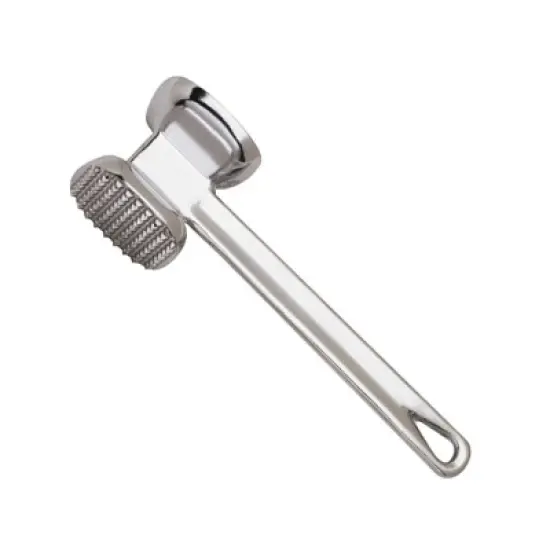 Norpro 10-Inch Aluminum Meat Tenderizer Hammer, Silver image {4}