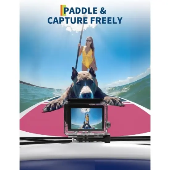 Inflatable Paddle Board 10'6", Stand Up Paddle Board with Camera Mount, SUP for Youth & Adults with Premium Accessories, Perfect for Sea and Lakes image {2}