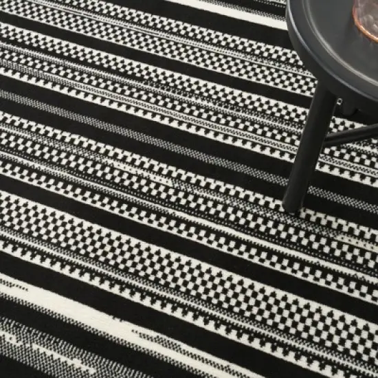 Nourison Grafix Abstract Striped Indoor Rug image {5}