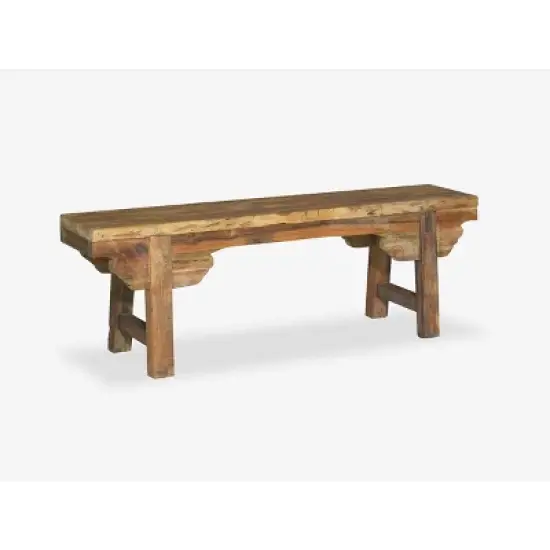 Ellen Mindi Wood Bench Brown - East at Main image {1}