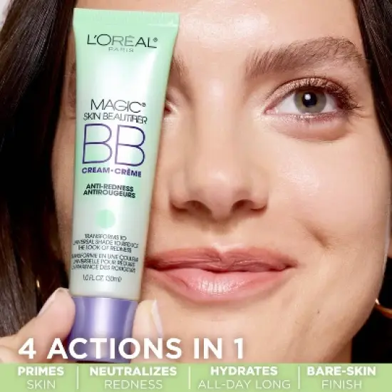 L'Oreal Paris Magic Skin Beautifier BB Cream -  Anti-Redness - 1 fl oz image {2}