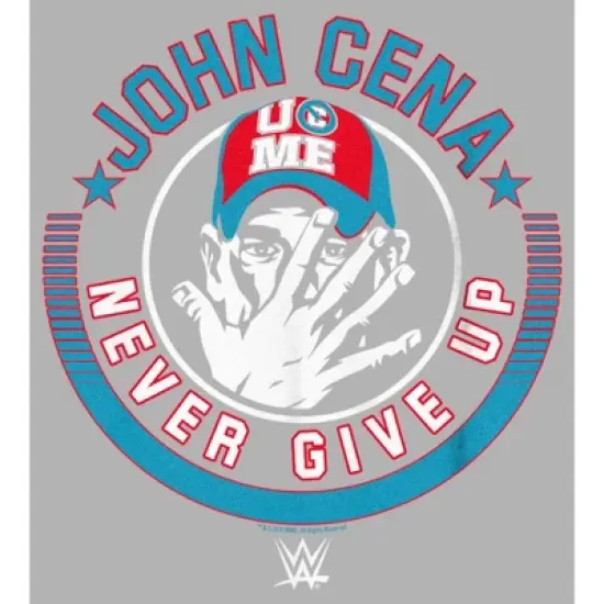 Boy's WWE John Cena Never Give Up Logo T-Shirt image {1}