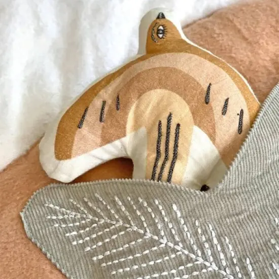 Crane Baby Cotton Quilted Activity Playmat - Kendi Desert Sunset image {7}