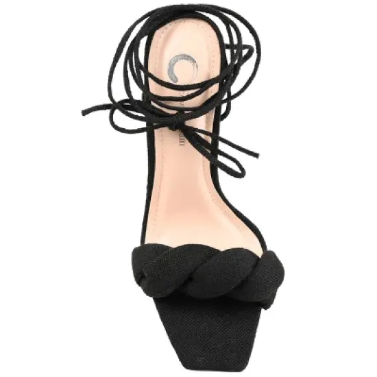 Journee Collection Womens Edelie Tru Comfort Foam Open Toe High Stiletto Pumps image {3}