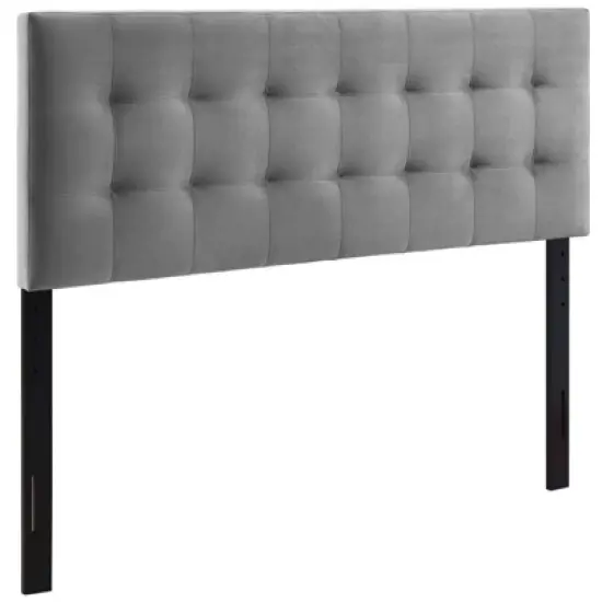Lily Biscuit Tufted Full Performance Velvet Headboard - Modway image {1}
