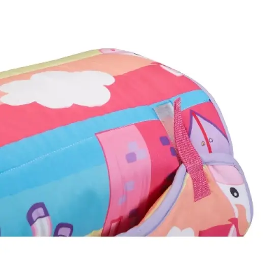 Everyday Kids Unicorn Nap Mat with Removable Pillow &ndash; Soft, Roll-Up Sleeping Bag for Kids Ages 3&ndash;6 &ndash; Great for Preschool, Daycare & Travel image {4}