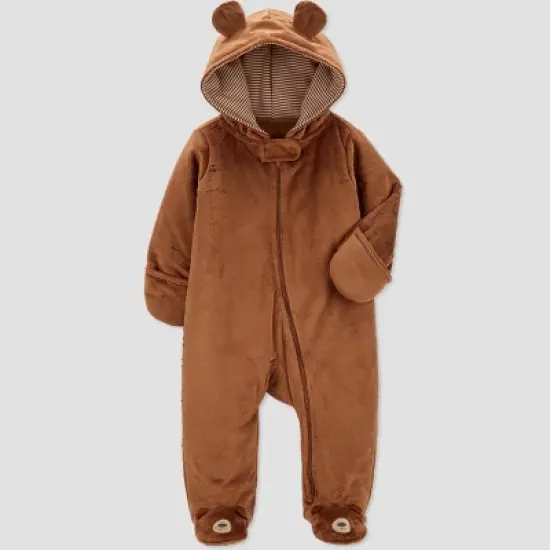 Carter's Just One You&reg;️ Baby Boys' Bear Jumper - Brown image {4}