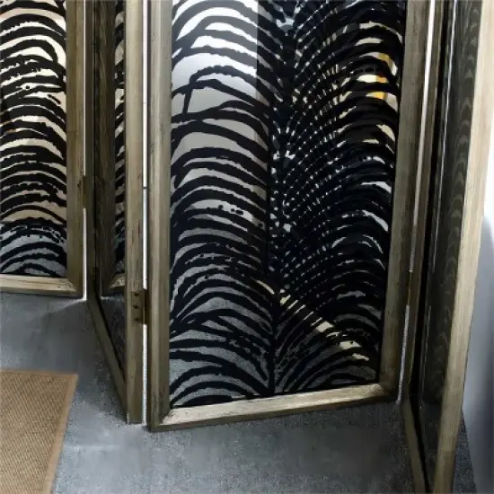 18x73" Room Photo Frames Screen Divider Screens,4 Panel Decorative Screen,Durable Metal Frame Foldable Decorative Screen-The Pop Home image {7}