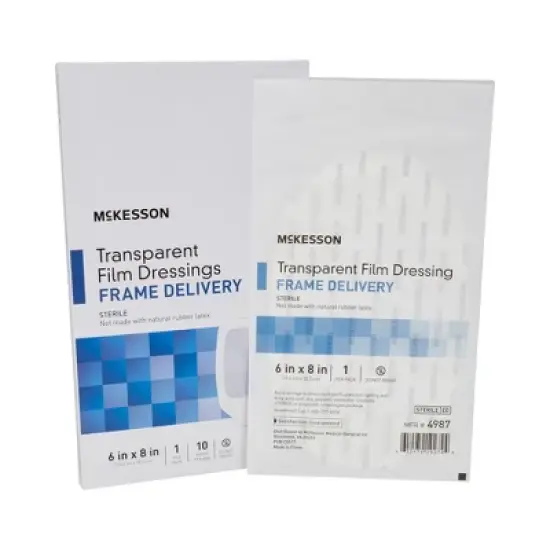 McKesson Octagon Frame Style Transparent Dressing Sterile image {5}