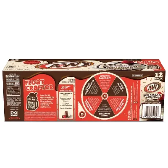 A&W Ice Cream Sundae Soda - 12pk/12 fl oz Cans image {6}