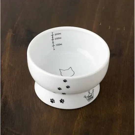 Necoichi Raised Cat Water Bowl image {3}