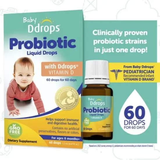 Ddrops Baby Probiotic - 60 drops image {6}