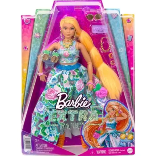 Barbie Extra Fancy Doll - Floral 2pc Gown image {5}