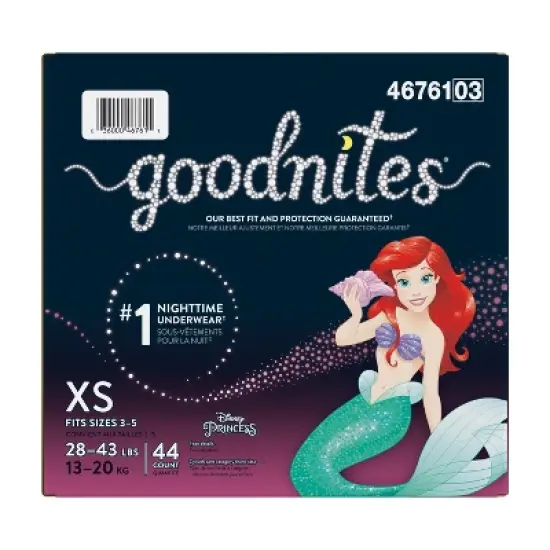 Goodnites Girls' Nighttime Bedwetting Underwear - (Select Size and Count)  image {7}