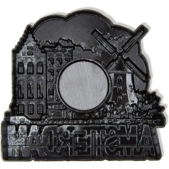 Juvale 6-Pack European Cities Refrigerator Magnets Souvenir Set - Amsterdam, Paris, Holland, Barcelona, Portugal, France image {1}