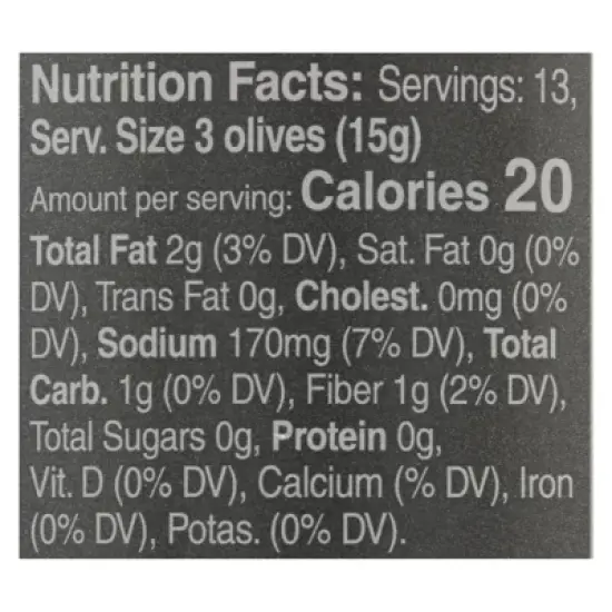 Mina Moroccan Green Olives - Case of 6/12.5 oz image {5}