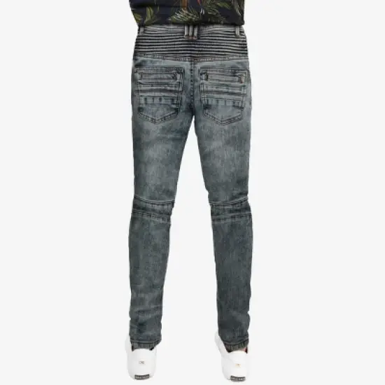 X RAY Little Boy's Stretch Moto Jeans image {1}