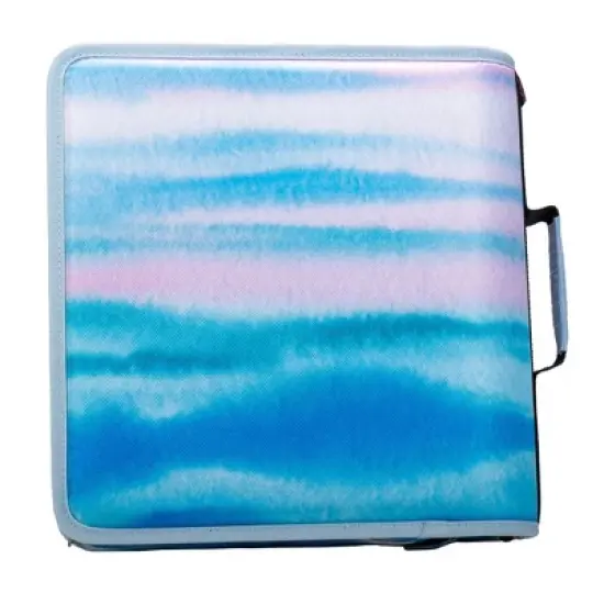 Case-it Print Might Zip Tab Zipper Binder Expanding File Folder and Shoulder Strap and Handle image {2}