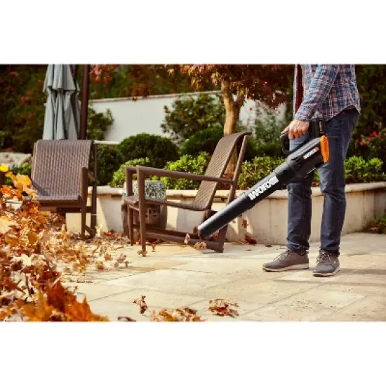 Worx WG929 20V Power Share 12" Cordless String Trimmer & Turbine Leaf Blower Combo (Batteries & Charger Included) image {7}