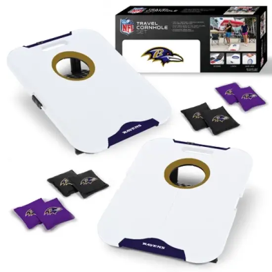 NFL Baltimore Ravens All-Weather Travel Cornhole Set image {6}