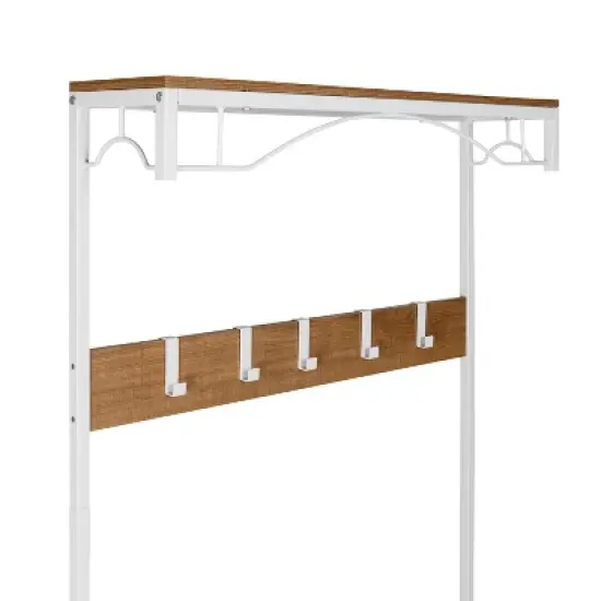 Honey-Can-Do Entry Way Hall Tree with Shelves image {3}