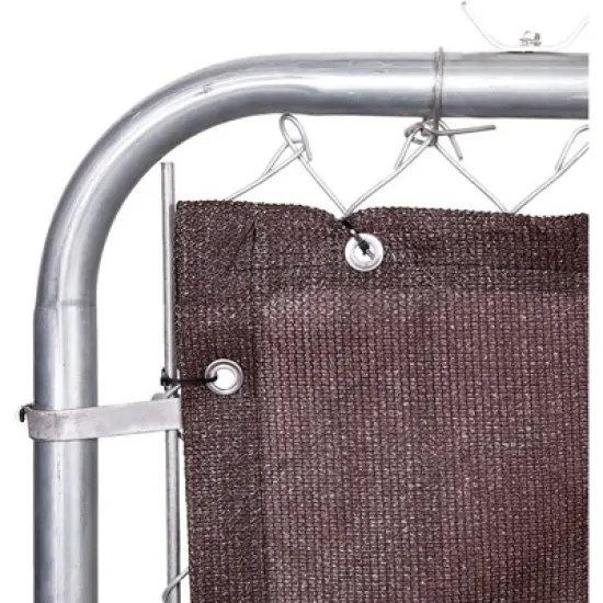 Farmlyn Creek 2 Pack Outdoor Privacy Fence Screen with Zip Ties for Patio and Balcony, Brown, 3 x 4 In image {1}