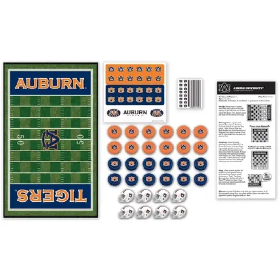 MasterPieces Officially licensed NCAA Auburn Tigers Checkers Board Game for Families and Kids ages 6 and Up image {2}