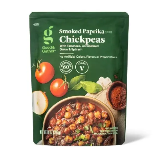 Smoked Paprika Chickpeas Microwavable Pouch - 10oz - Good & Gather&trade; image {3}