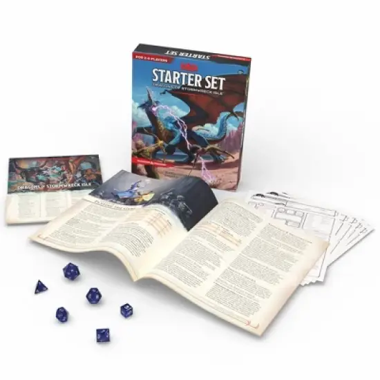 Dungeons & Dragons Dragons of Stormwreck Isle Starter Set Game image {1}