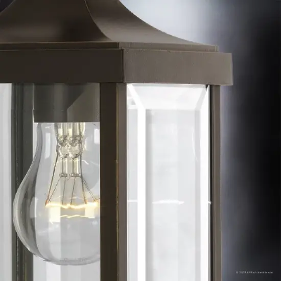 Urban Ambiance Luxury Colonial Outdoor Wall Light,  15-1/8" x 5-1/2",  Olde Bronze Finish, UHP1192 image {4}