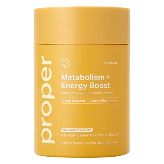 Proper The Yellows Metabolism + Energy Dietary Supplement Powder - 5.92oz image {6}