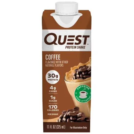 Quest Nutrition Ready To Drink Protein Shake - Coffee - 4ct image {3}