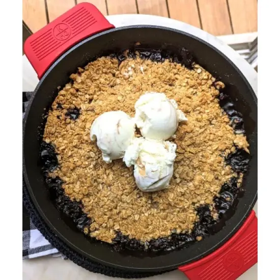 Kitchen HQ 144oz Cast Iron Nonstick Braiser Refurbished image {1}