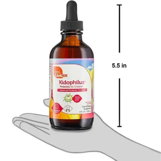 Zahler Kidophilus Liquid, Liquid Probiotics for Kids, Children's Probiotics Drops, 4oz image {4}