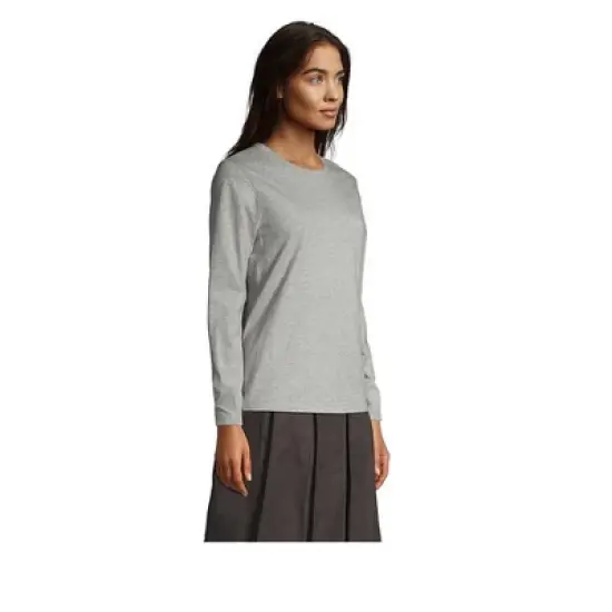 Lands' End School Uniform Women's Long Sleeve Essential T-shirt image {2}