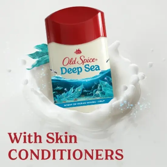 Old Spice Deep Sea Solid Antiperspirant & Deodorant for Men - Sea Mineral Scent - 2.6oz/2pk image {5}