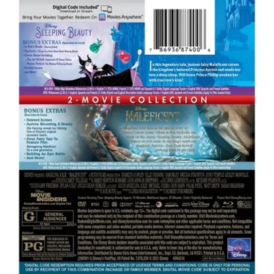 Sleeping Beauty and Maleficent: 2-Movie Collection image {1}